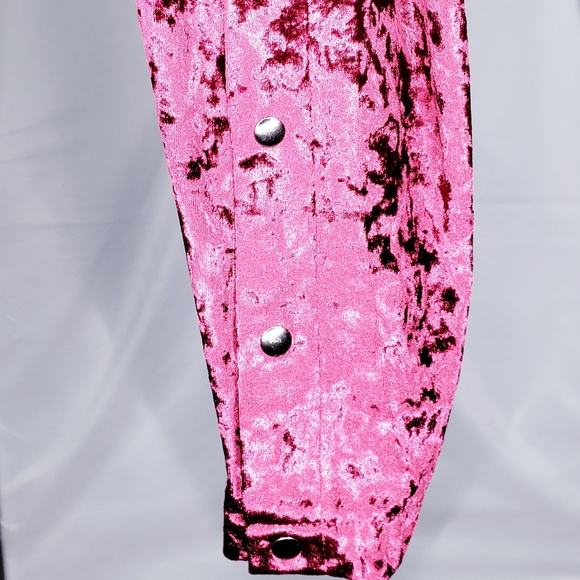 💟💖NEW! LF BSBW velour/velvet straight leg pants SMALL - Picture 7 of 10